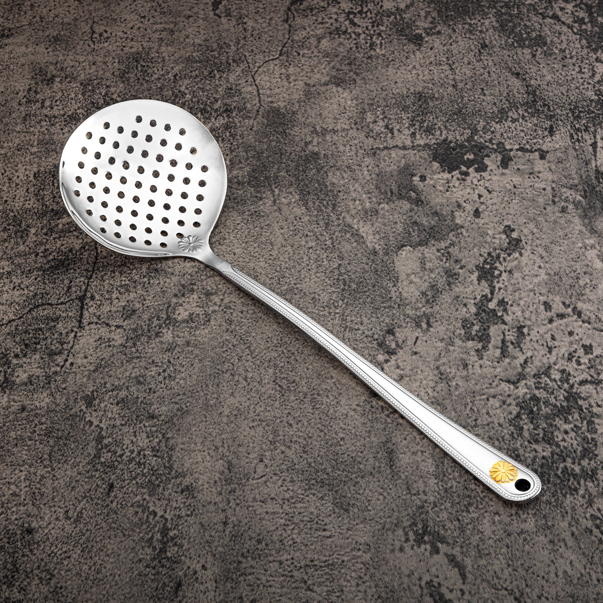 أدوات مائدة أنيقة من المرجان سكيمر، ستانلس ستيل، فضي وذهبي (CUT0010428)