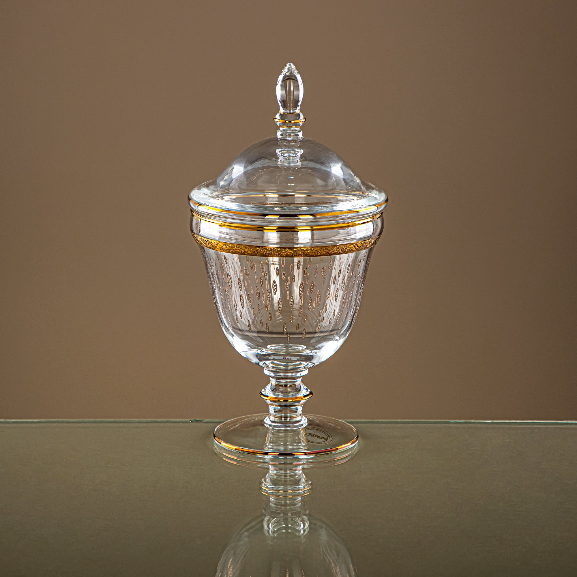 وعاء حلوى زجاجي مقاس 10 سم G1013/1Z-11/27/200