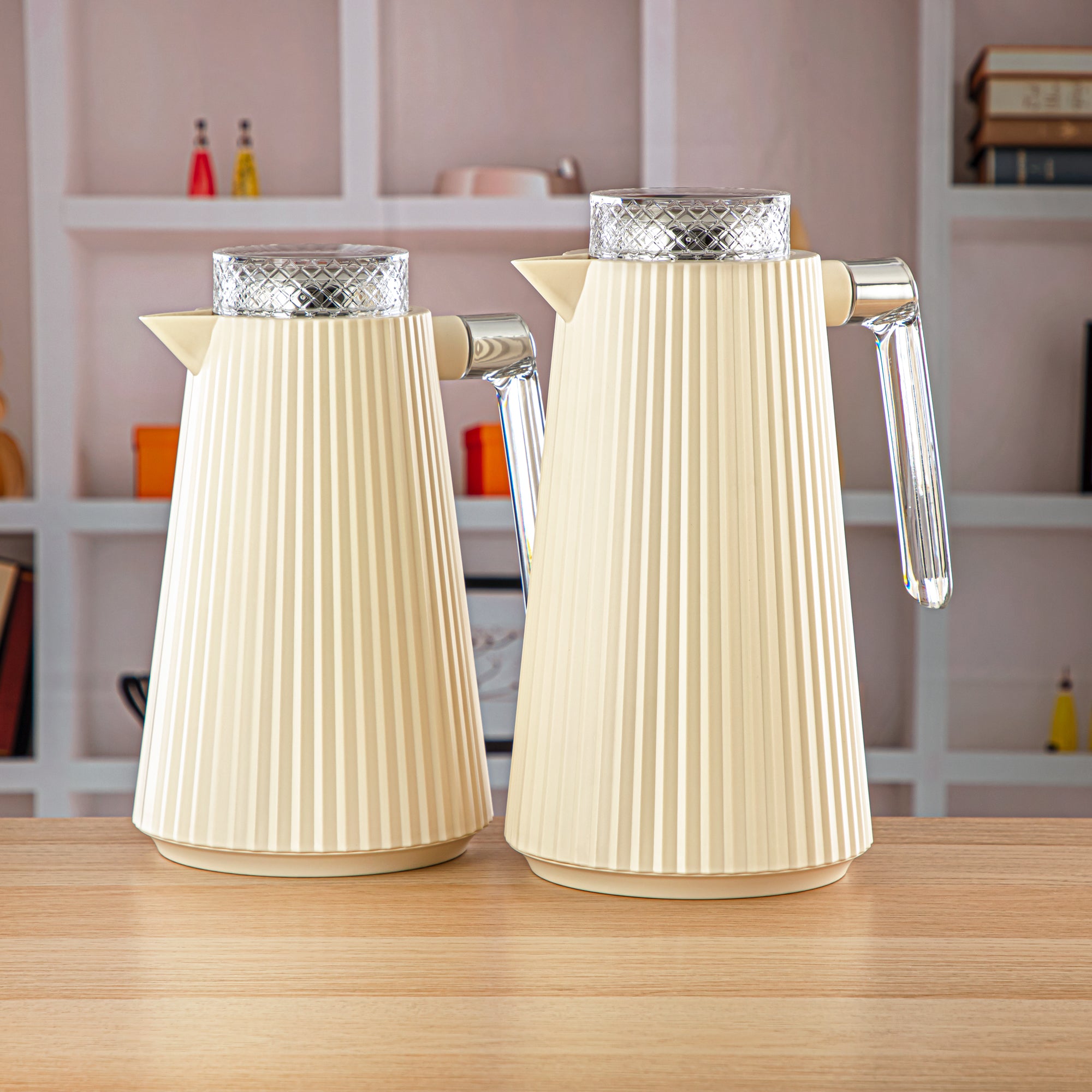 المرجان طقم ترامس قطعتين عاجي - GT106-100/130 IV/C/TR