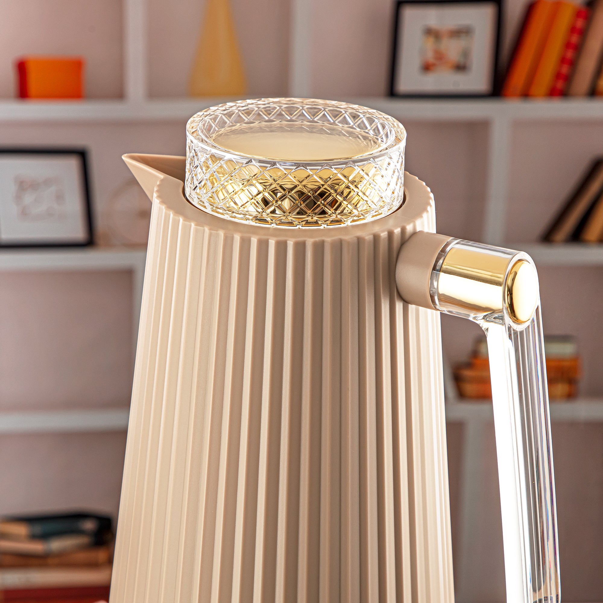 المرجان طقم ترامس قطعتين كاكي - GT106-100/130 SD/G/TR