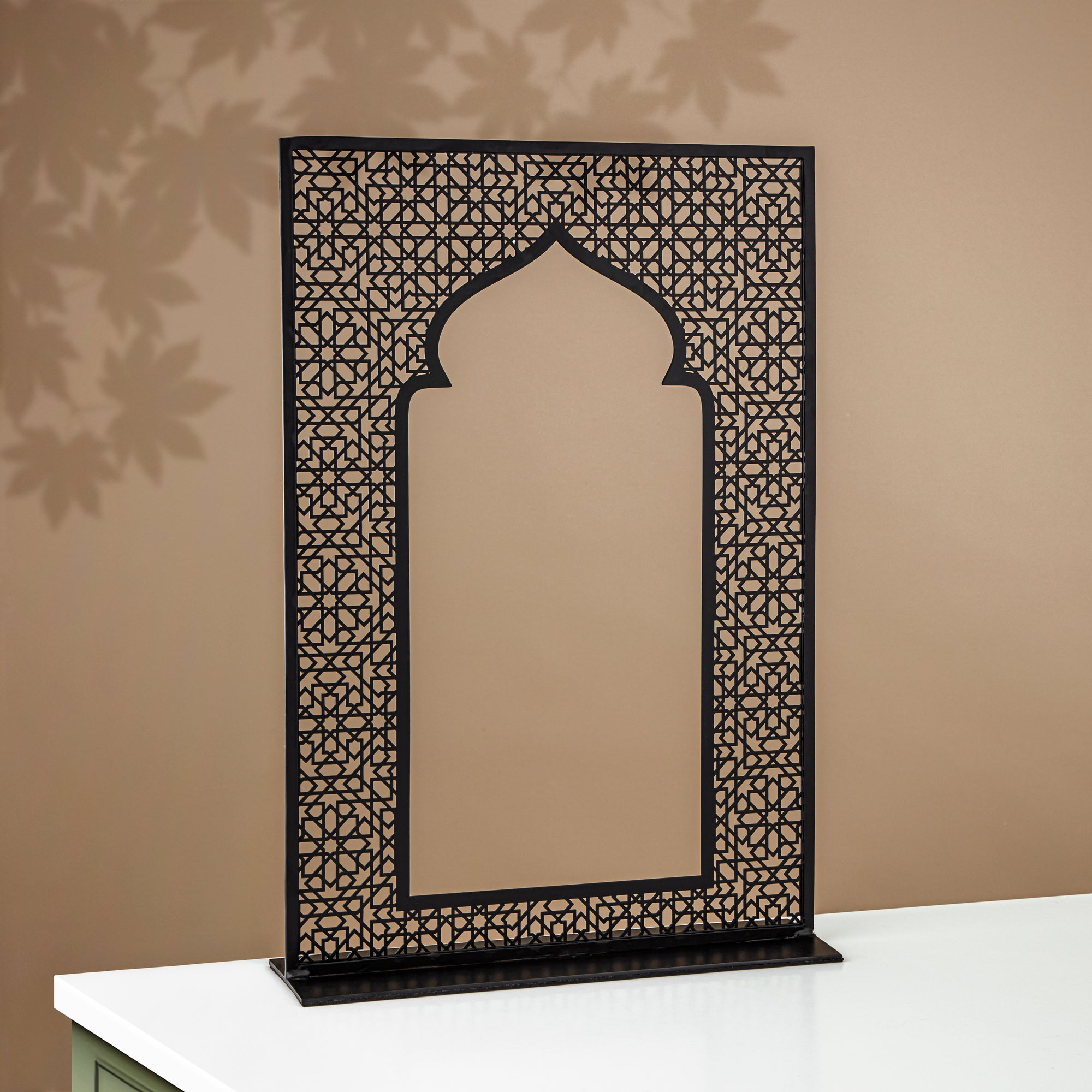 زينة طاولة المرجان، أسود (MD-3036) - زينة رمضان