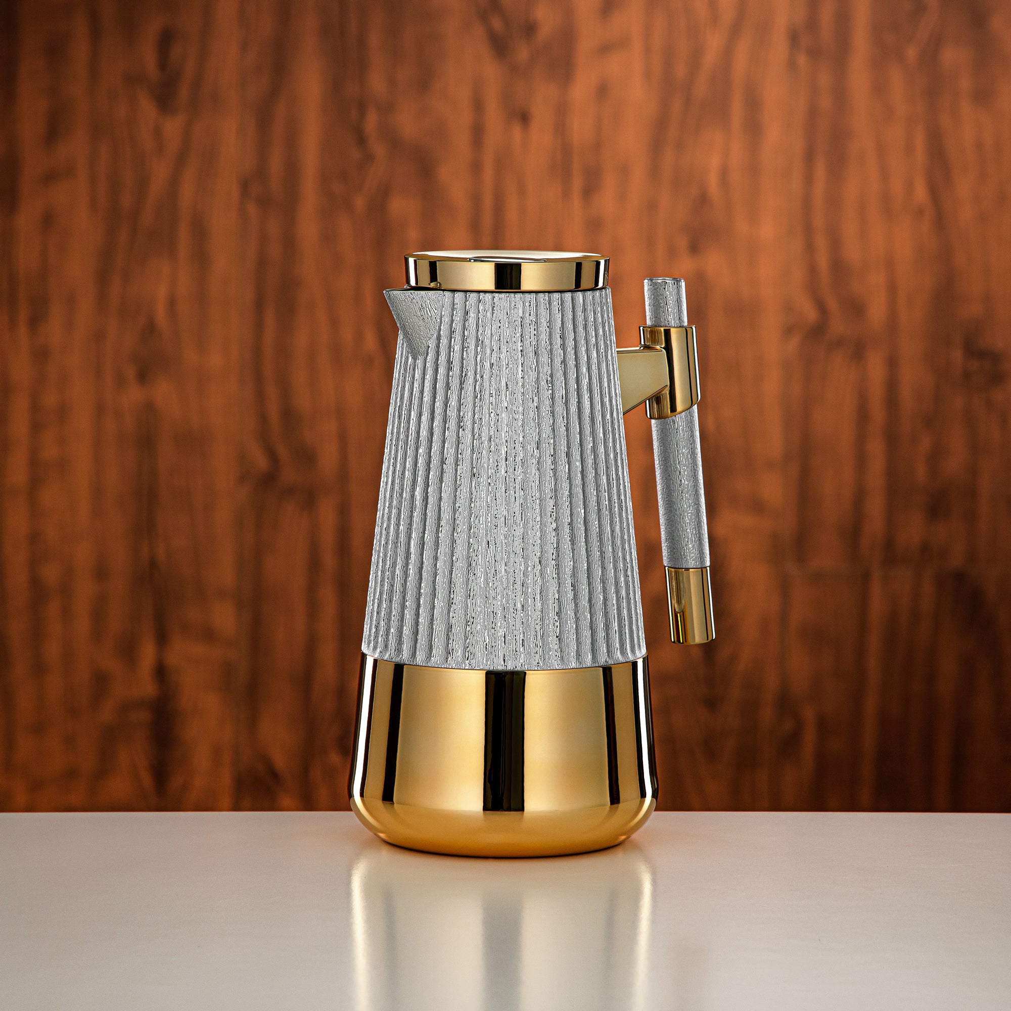 طقم ترامس المرجان 1 لتر + 1 لتر فضي وذهبي