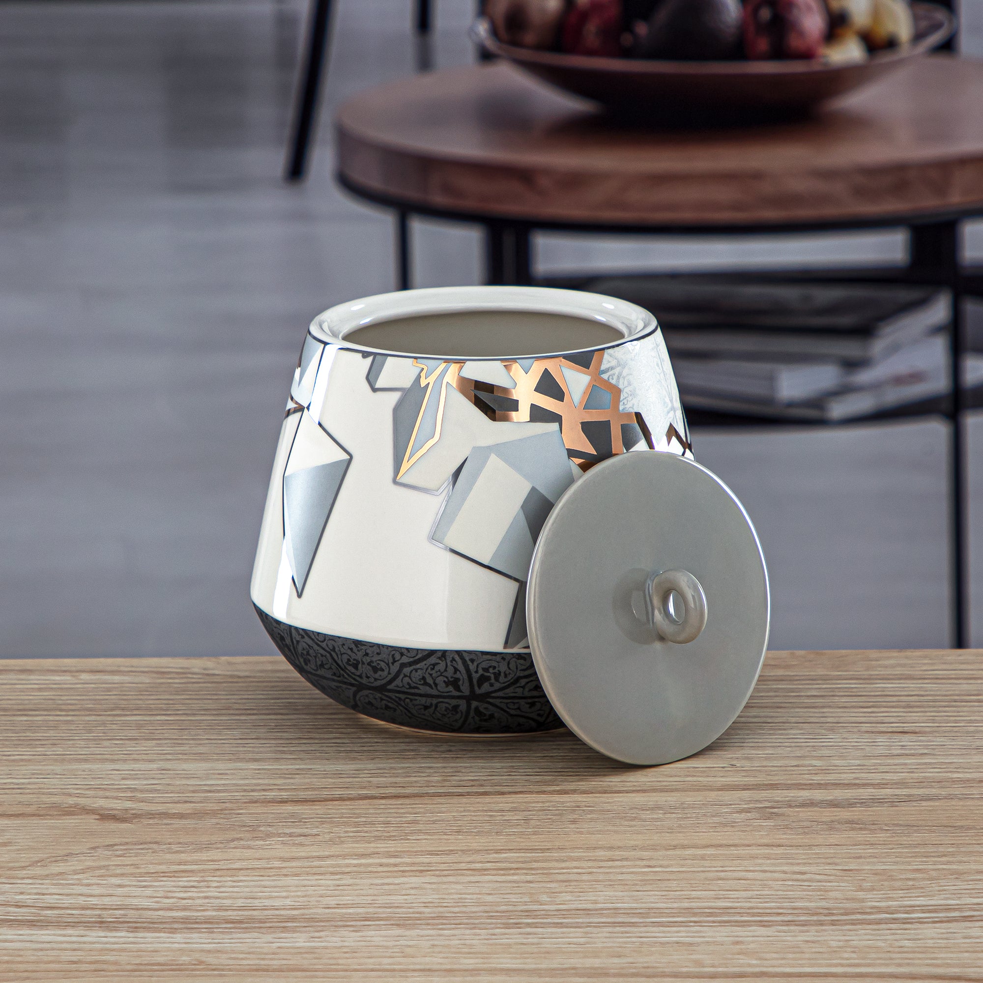 برطمان كوكيز بورسلين من المرجان 1200 مل - 1235