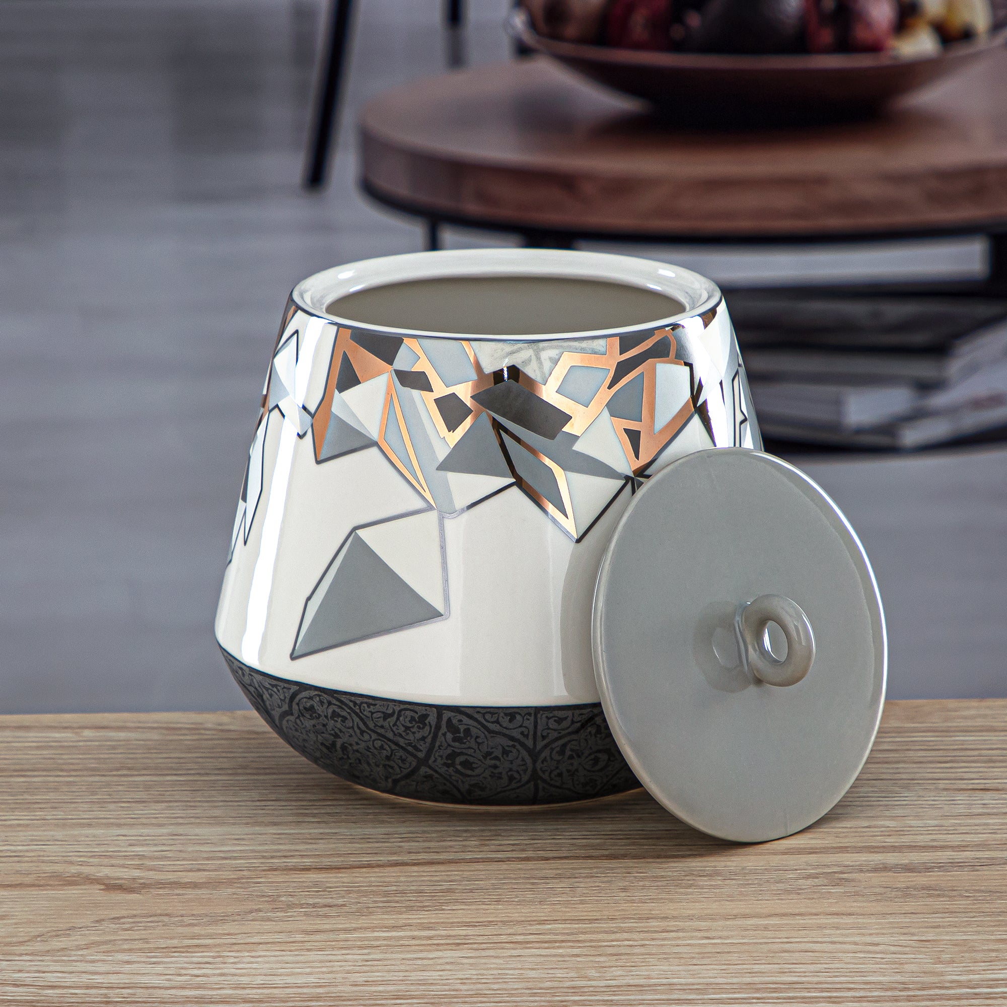 برطمان كوكيز بورسلين من المرجان 1800 مل - 1235