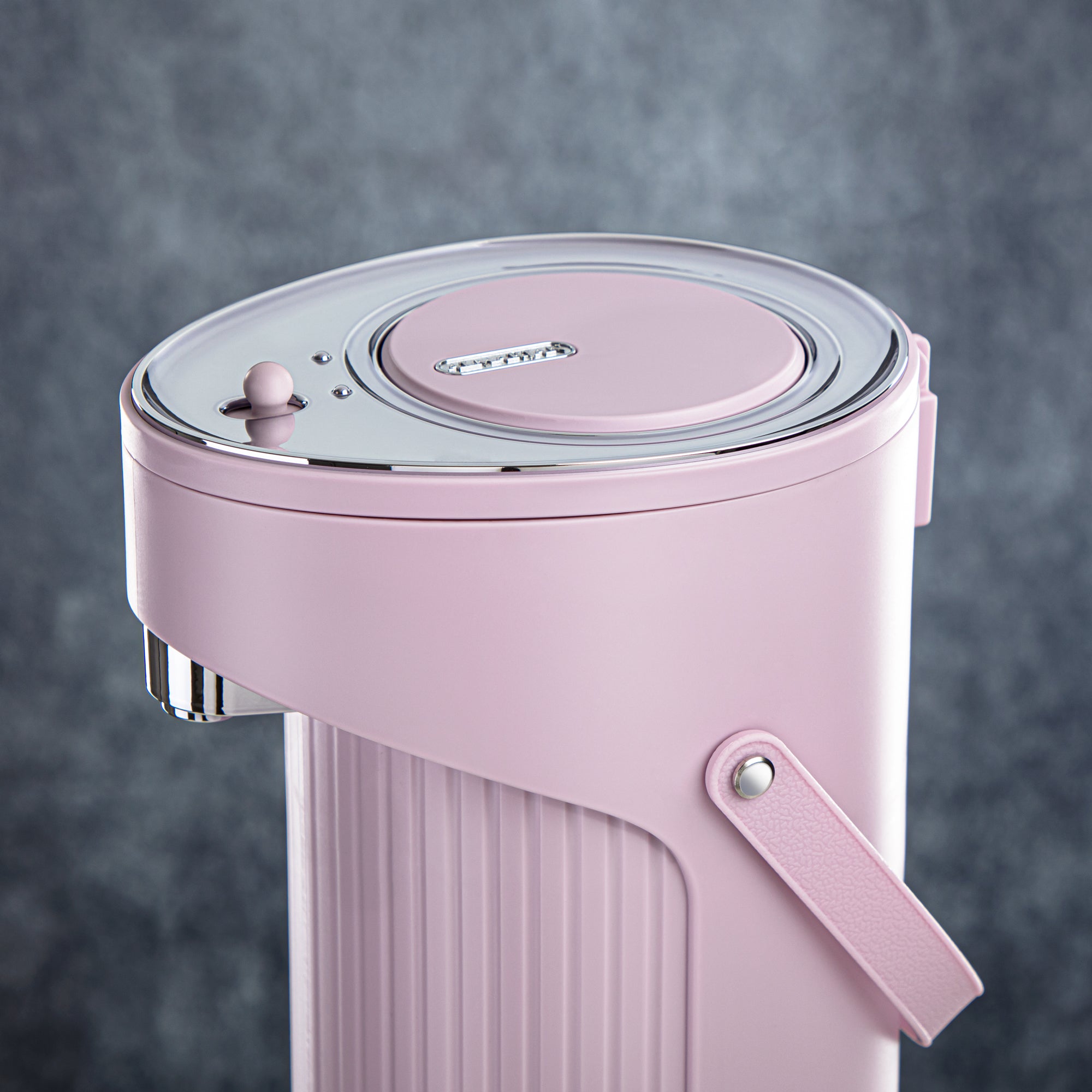 ترمس المرجان سعة 2.2 لتر مزود بمضخة. باللون البنفسجي والفضي - SM-2417A-220 LA/C