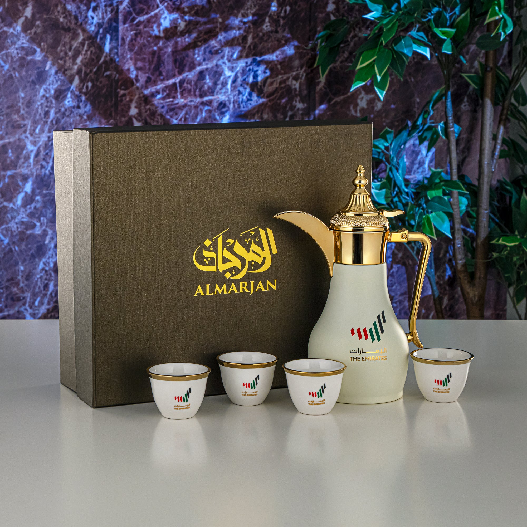 Almarjan 5 Pieces Coffee Set - SUD-060EK-MIVG5