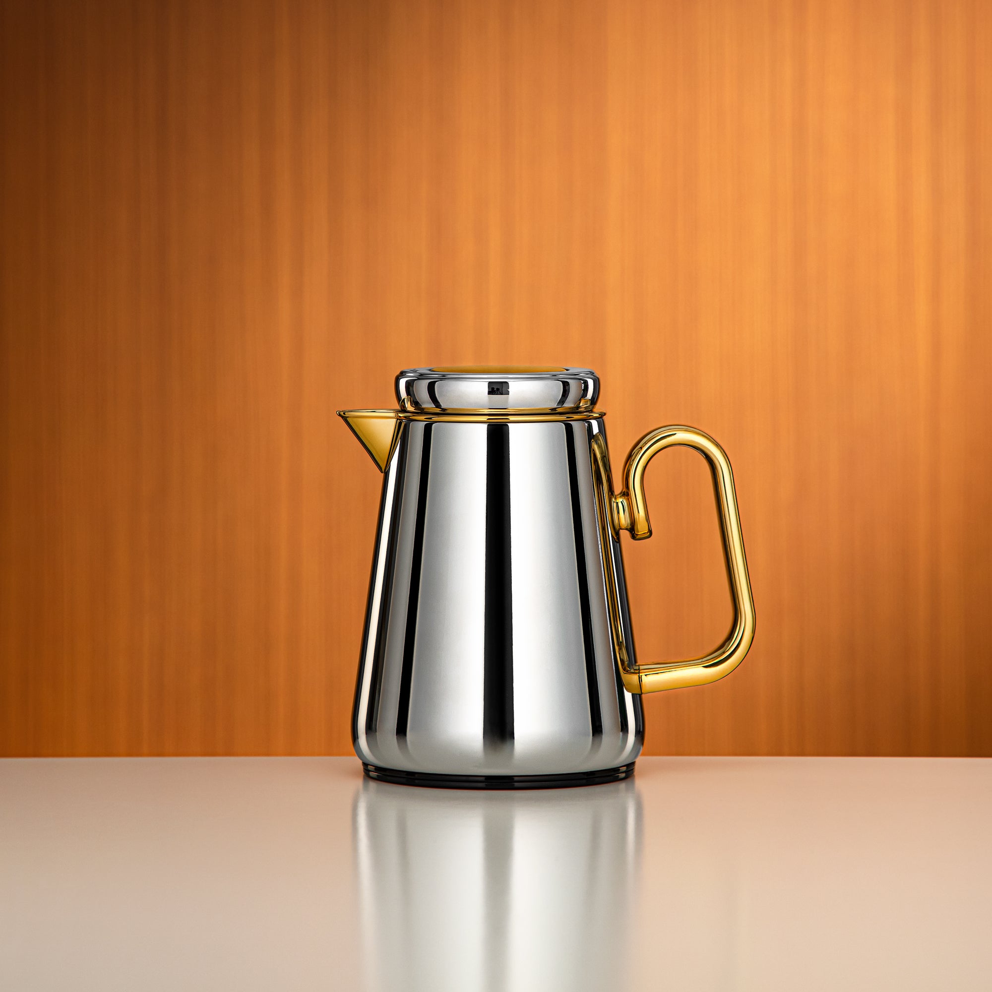 Almarjan Vacuum Flask 0.35L Silver & Gold