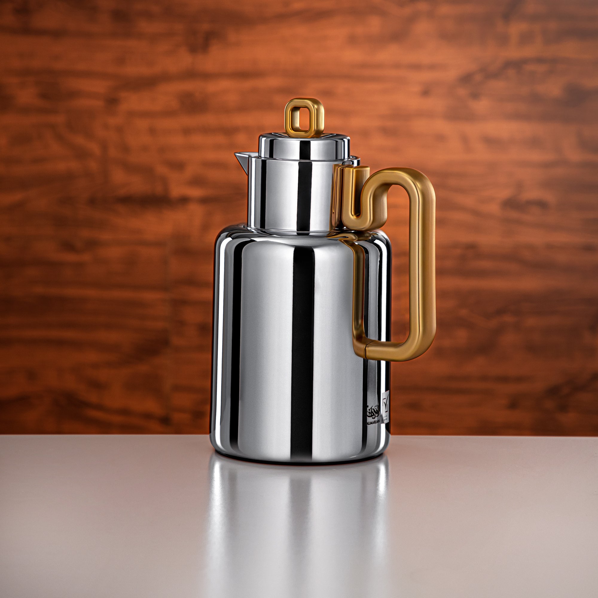 طقم الترمس المرجان Always سعة 0.5 لتر + 1 لتر فضي وذهبي مطفي (FG815-050/100 MC/MG)