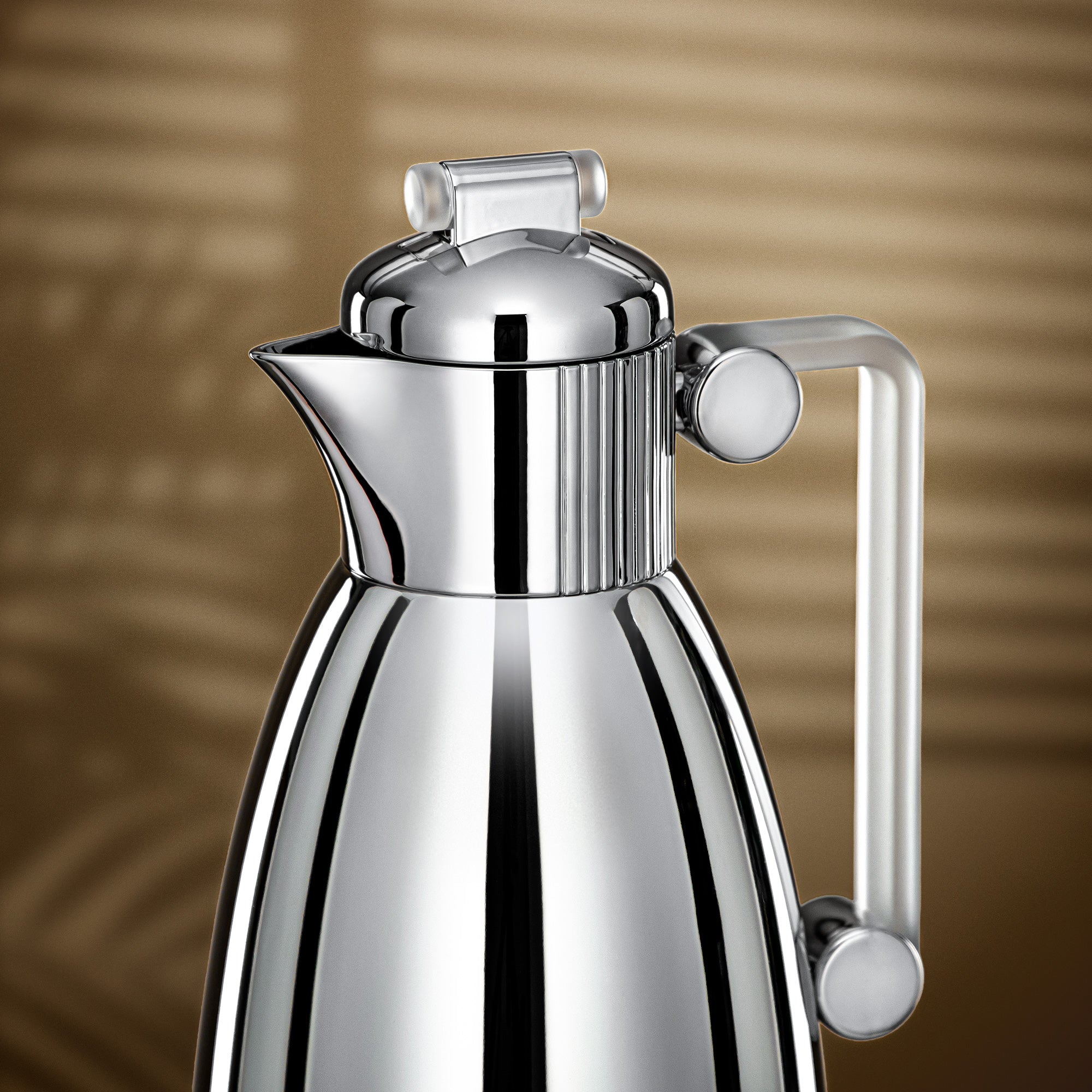 طقم ترامس المرجان 0.7 لتر و1 لتر فضي وفروست