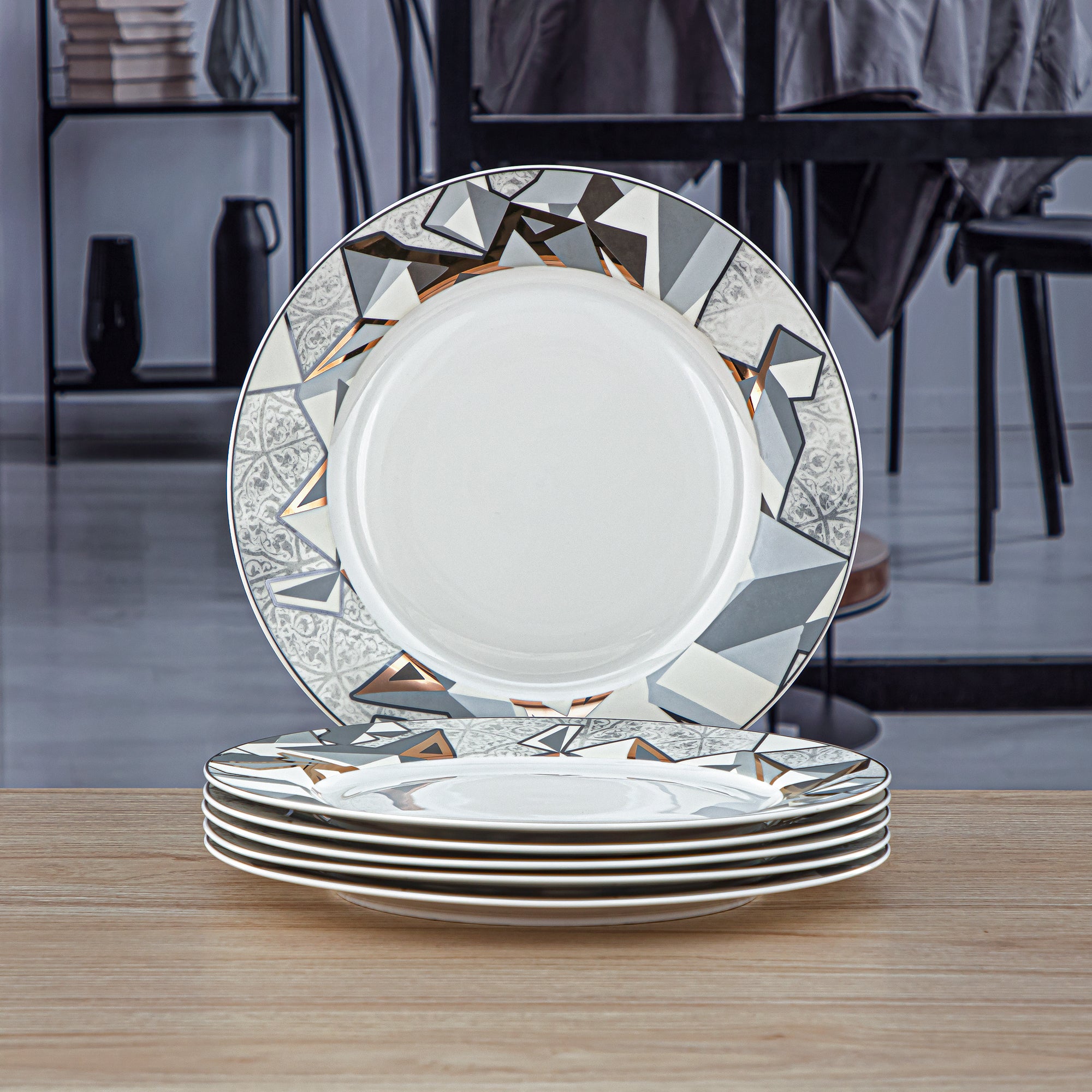 Almarjan 44 Pieces Fonon Collection Dinner Set - 1235