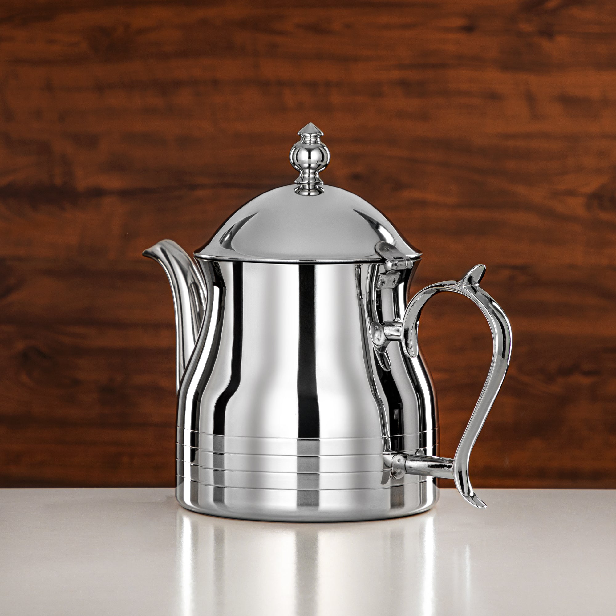 Almarjan Teapot 48oz Silver – Elegance