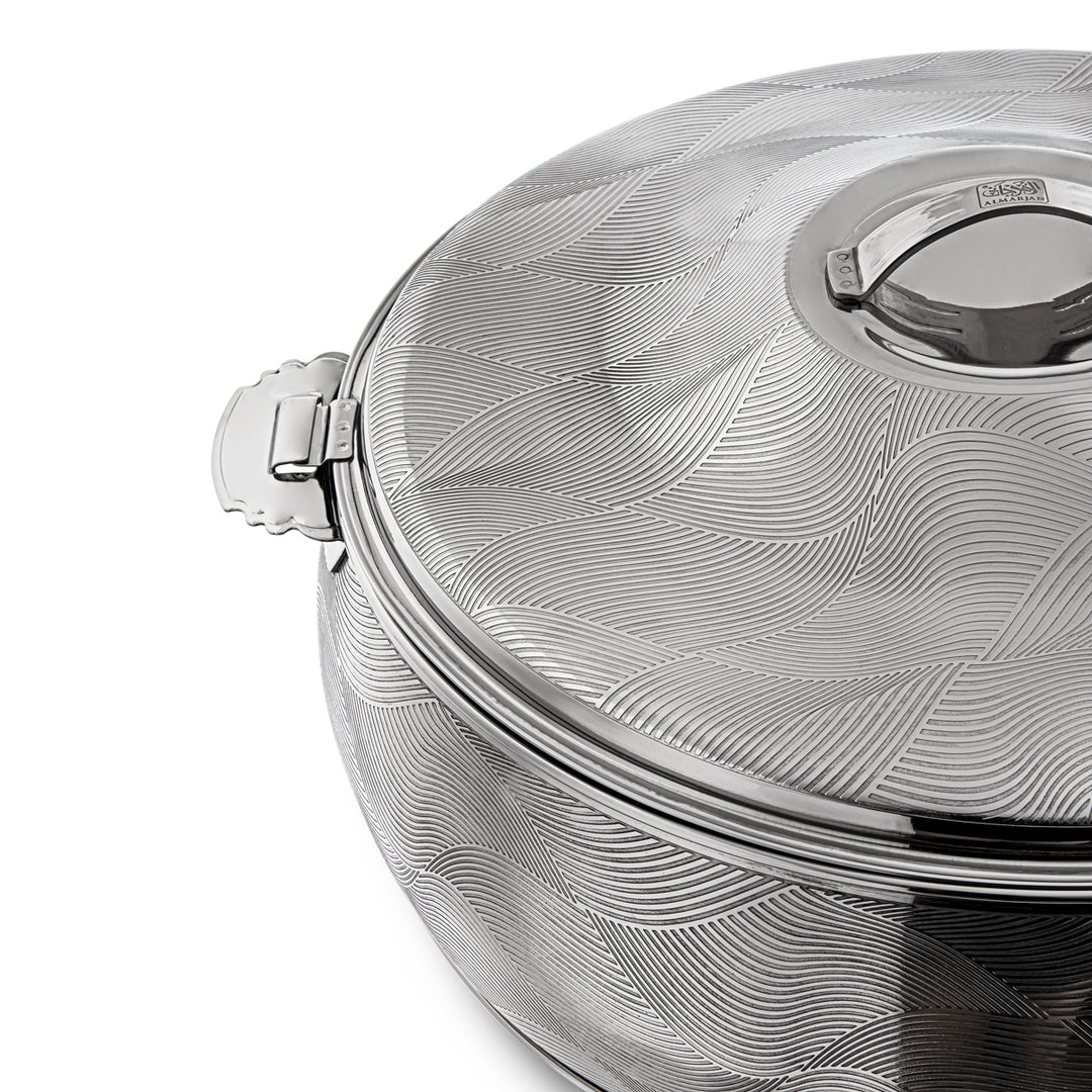 Almarjan 45 CM Noor Collection Stainless Steel Hot Pot - H23E5