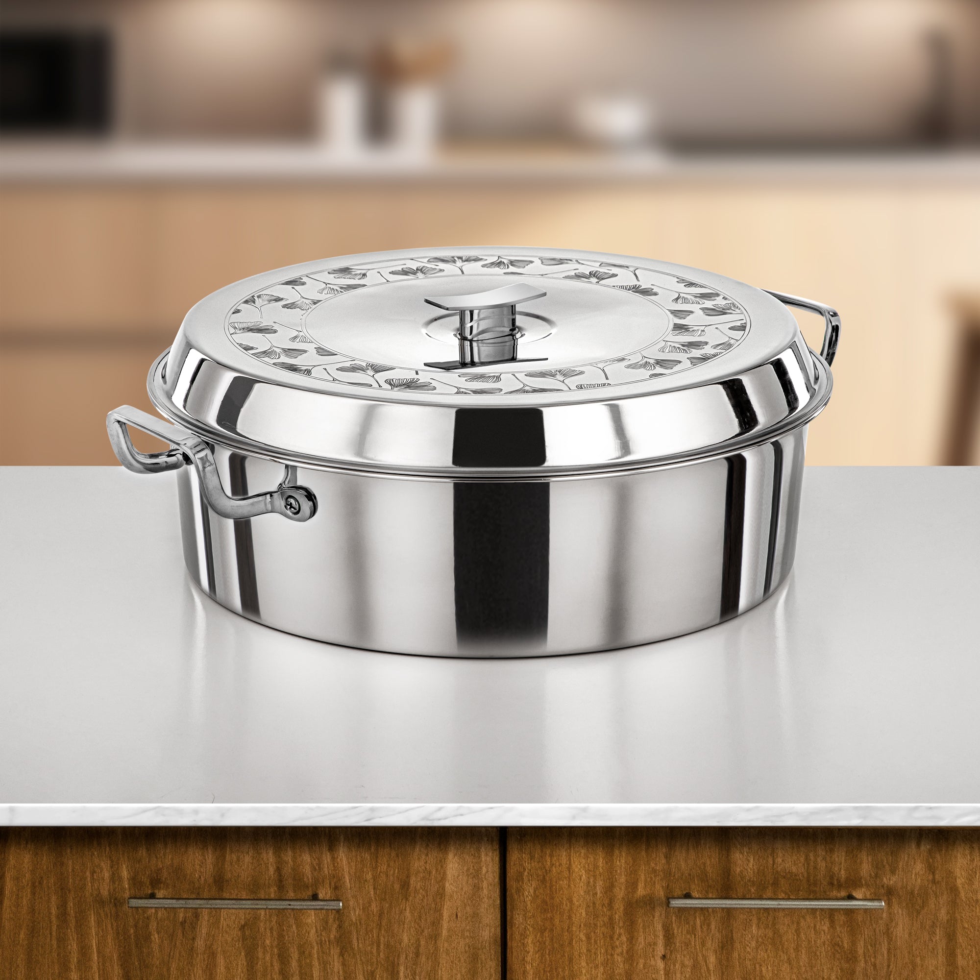 طقم حرارات المرجان بدر، 3 قطع، فضي