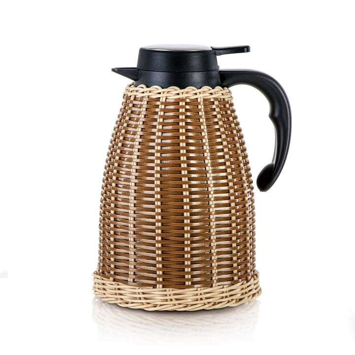 Almarjan 1.5 Liter Rattan Collection Vacuum Flask - VAF0010324