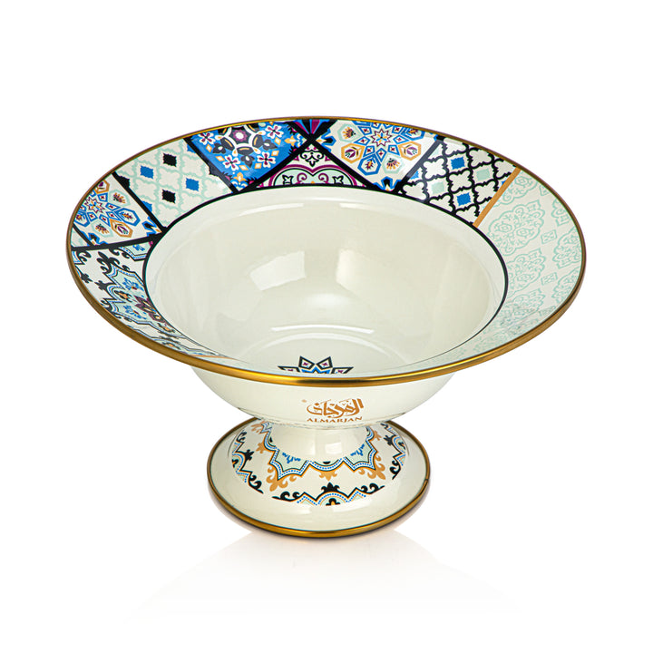 Almarjan 30 CM Tohfa Collection Enamel Fruit Bowl - 287421043