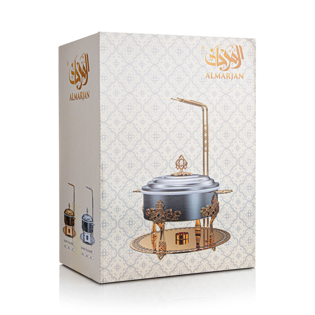 Almarjan 4000 ML Food Warmer Silver - S14-002L