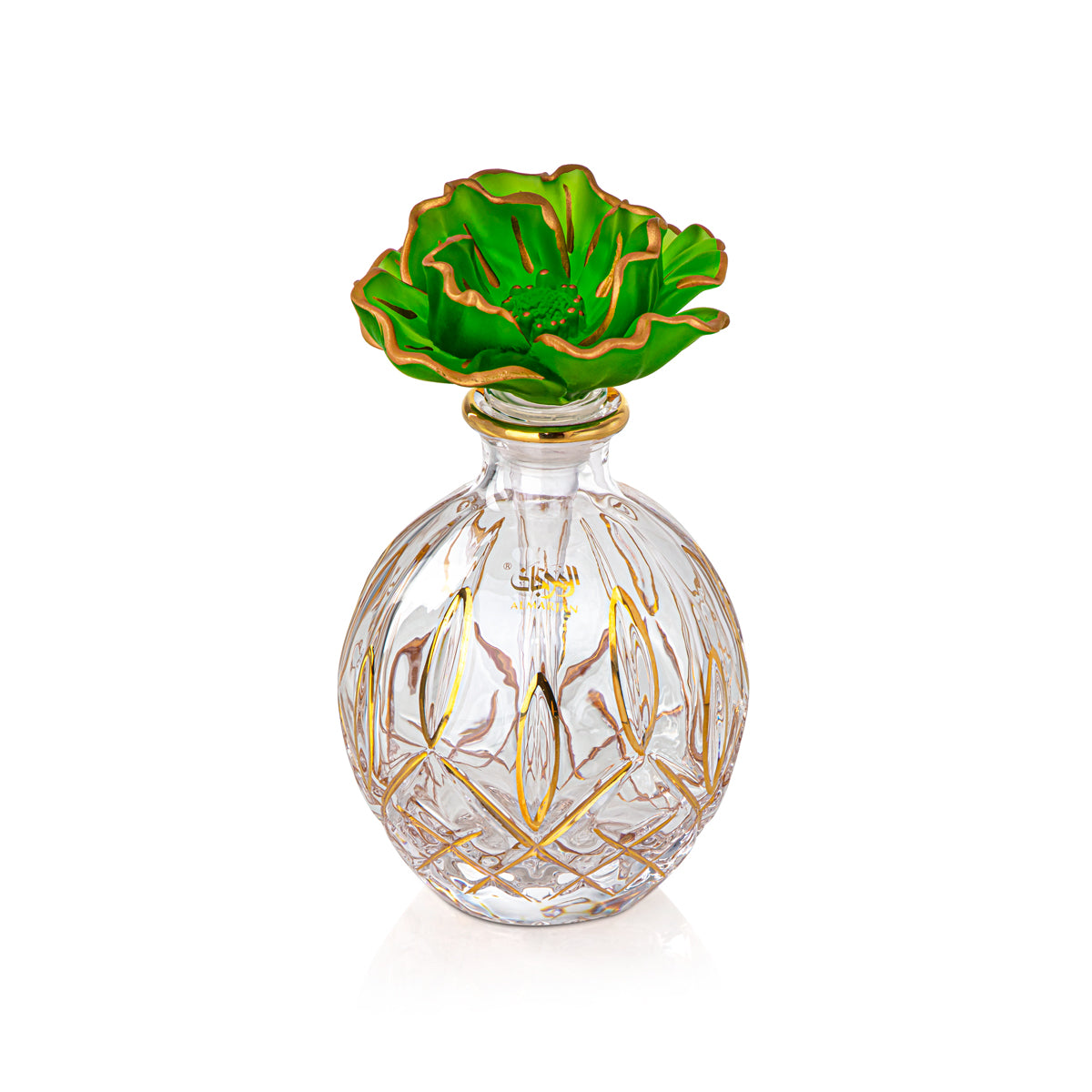 Almarjan 16 Tola Perfume Bottle - VR-HAM015-GG Green